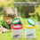 Durable Kids' Insect Observation Box with 3X 6X Magnifier - Science Explorer Tool - Yellow 4