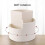 Sturdy Rotating Pen Bracket with 3 Compartments Desk Organizer Creative 2