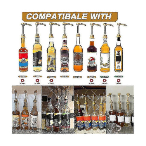 Reliable Syrup Pump Heads, 10 Pcs, 19.5cm with Cuttable Design 2