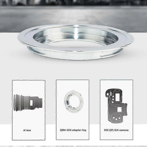 Bague d'adaptation d'objectif, interface EF, fabrication entièrement métallique, légère et durable 2