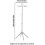 Durable Clothes Steam Ironing Rack, Adjustable Height and Rotatable, Light and Space-saving for Multi-scenarios 2