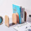 Sturdy Wooden Bookends, 4-Pack, L-Shaped, Space-Saving, Stable and Practical 4