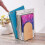 Sturdy Wooden Bookends, 4-Pack, L-Shaped, Space-Saving, Stable and Practical 3