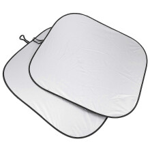 Windshield Sun Shade 2-Piece Foldable Auto Front Window Sunshade Vehicle Sun Blocker Visor Protector Blo