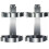 Durable Fire Extinguisher Hanger Bracket 2Pcs Heavy Duty Wall Bracket Iron Bracket 1