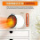 Electrical Heater, 500W, Ceramic Heating, Instant Heat in 1 Second, Low Power Consumption 2