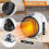 Electrical Heater, 500W, Ceramic Heating, Instant Heat in 1 Second, Low Power Consumption 3