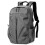Mochila confiável de 14 polegadas com carregamento USB, à prova d'água e antifurto, ideal para estudantes e profissionais. 4