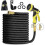 Garden Hose 50ft 15m Strongest Pipe with 9 Function Spray Gun Solid Brass Coupler Retracted Length 17ft(50ft) 1