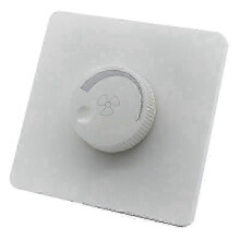 220V Plafondventilator Snelheidsregelaar Wanddimmer Traploos Wit