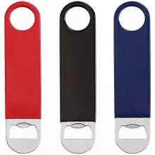 Confezione da 3 apribottiglie rapidi in acciaio inossidabile per birra e bevande flessibili - lunghezza 18 cm (7 pollici)