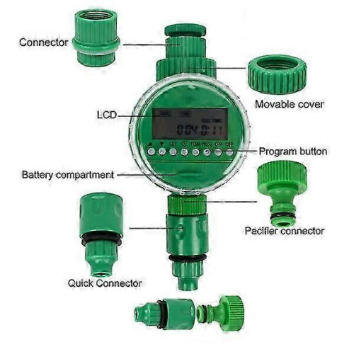 Efficient Electronic Irrigation Controller, 250 Grams, Suitable for Multiple Scenarios, Leak-proof and Durable 1