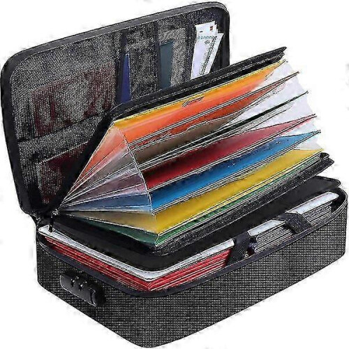 Efficient Portable Fireproof Document Sack with a Combination Lock, Moisture-proof, Waterproof and Easy to Carry