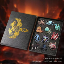(11pcs) Monster Acrylic Tabletop Game Pieces 11-Piece Set Dragon and Dungeons DND Game Scene Decorative Standees Transparent 3D Miniatures