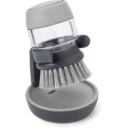Palm Scrub with Dish Soap Reservoir - Gray