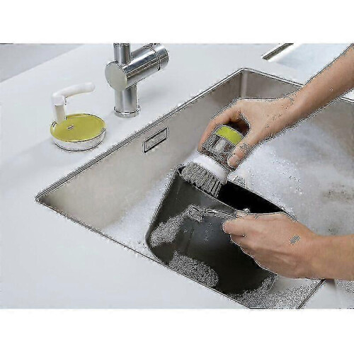 Palm Scrub with Dish Soap Reservoir - Gray 2