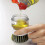Palm Scrub with Dish Soap Reservoir - Gray 4