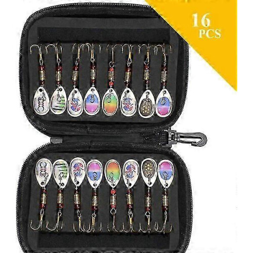 Kit de pesca com 16 peças, adequado para pesca em água doce e salgada. 1