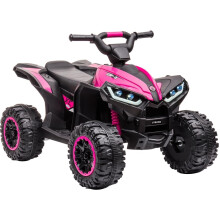 12V Kids Electric ATV Quad Bike Ride-On Car Remote Control for Ages 3-8 Pink