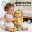 (orange) Interactive Beat Plush Toy Singing Dance Early Learning Educational Stuffed Animal for Toddlers 1