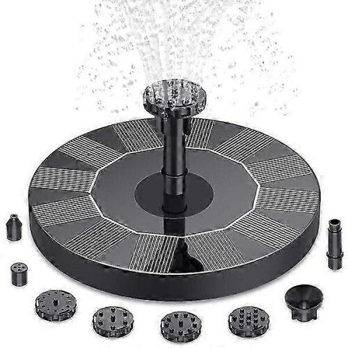 Durable Solar Fountain Pump, 6 Nozzles, Automatic Operation in 3 Seconds