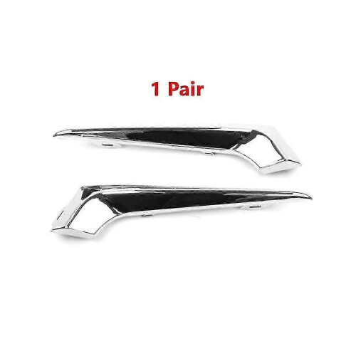 Efficient Front Bumper Fog Lamp Shield and Chrome Trim, 2016 - 2018 Models, Durable and Easy to Install