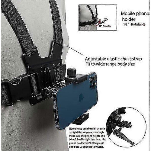 Sports Phone Bracket Black, Multi-angle Fixed and Easy to Install 1