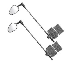 Bicycle Helmet Rearview Mirrors, 2PCS, Adjustable, Light Stable, Durable and with Clear Vision