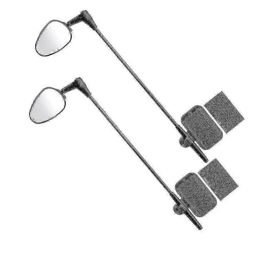 Bicycle Helmet Rearview Mirrors, 2PCS, Adjustable, Light Stable, Durable and with Clear Vision