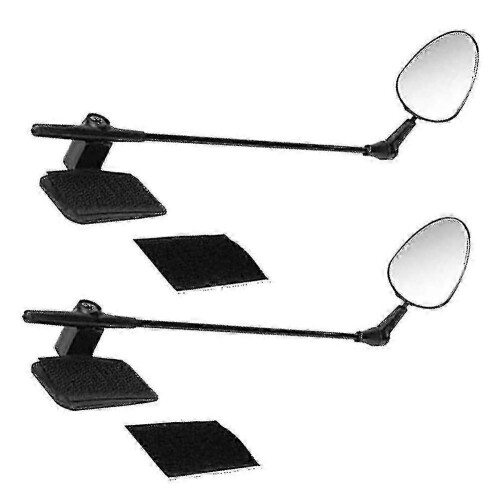 Bicycle Helmet Rearview Mirrors, 2PCS, Adjustable, Light Stable, Durable and with Clear Vision 2