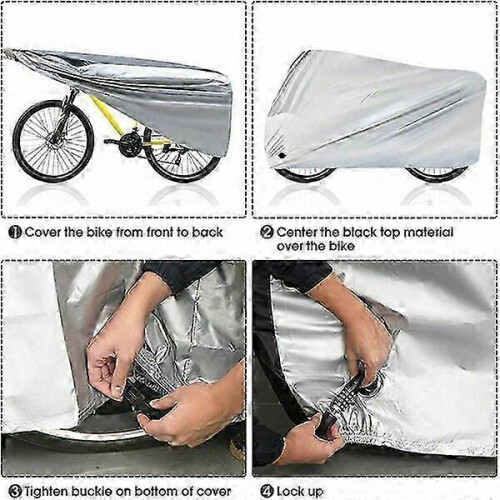 Sturdy Bicycle Shield with Front Keyhole, Double-stitched Hem for Windproof Fixation 2