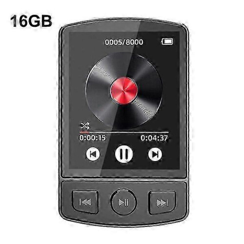 Reliable MP3 Player with Button Operation, Supporting Multiple Audio Formats and Having a Recording Function