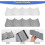 Wine Bottle Holders, 2-piece Kit Suitable for Multiple Locations, Stackable and Easy to Clean 3