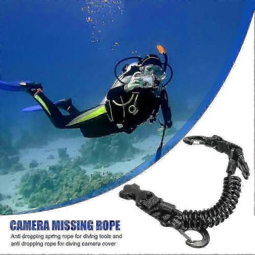 Efficient Spring Loaded Dive Camera with Quick Release Buckle, Lanyard, Swimming Pool Accessory 2