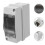 Durable Distribution Protective Box, 2 Pack DC Din Breaker Enclosure, ABS PC IP65 Electric Box 3