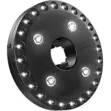 Terrasparasol lichtgewicht 16x2,5 cm, 3 helderheidsniveaus, geschikt voor gebruik buitenshuis