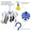 2 Pack Sock Drying Rack, Windproof Hook Hanger for Laundry, Socks & Clothes 2
