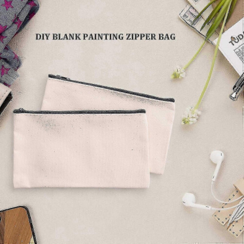 Canvas Zipper Pencil Case, 32-Piece Kit Light and Durable, Suitable for DIY 1