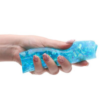 (blue) Creative Stress Relief Toy Uncatchable Water Snake Prank Funny Gadget Boredom Buster Desk Decor