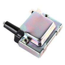 Accord Ignition Coil, Suitable for Multiple Auto Models, Black & Silver Color Scheme, Plastic and Metal Materials