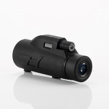 Telescópio monocular, ampliação de 12x, modelo com múltiplas configurações para fácil transporte.