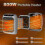 Reliable 800W Ceramic Space Heater with Remote 12H Timer 2