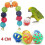 Jouets pour oiseaux, balançoire pour perroquet à mâcher 5