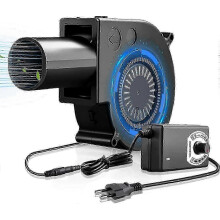 Ventilatore radiale, 12V/220V, con regolatore di velocità, adatto per elettrodomestici, ventilazione, ricambi per barbecue, caminetti