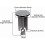 Durable Drain Plug, Adjustable Height 6.5-10cm, Standard Sink Anti-clogging 5