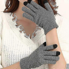 Gants tactiles robustes, chauds et respirants, en silicone antidérapant, pour l'hiver et les activités de plein air.