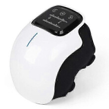 Massageador de joelho elétrico com aquecimento, portátil e recarregável, 3,7 V/3000 mAh, para terapia térmica nos joelhos.