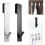 Over Door Hook Black Rustproof Removable 2 Pack Hallway Wardrobe Hanger 2