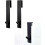 Over Door Hook Black Rustproof Removable 2 Pack Hallway Wardrobe Hanger 4