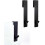 Over Door Hook Black Rustproof Removable 2 Pack Hallway Wardrobe Hanger 3